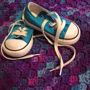 Blue converse
